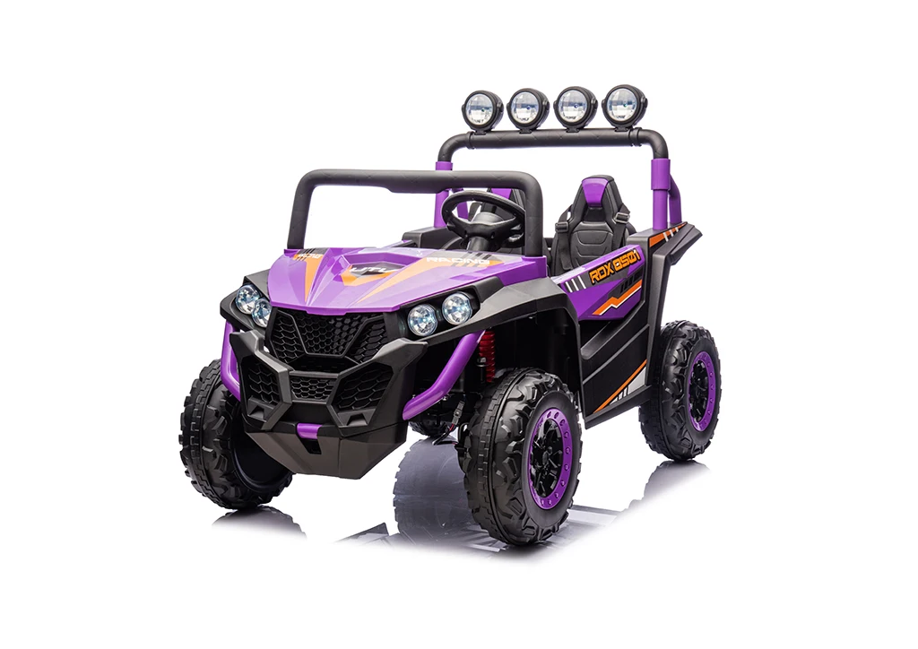 2024 NEWEST 24V Electric 4WD UTV Buggy Kids Ride-on 4x4 Wheel Vehicle 2 Seat Off-Road Car with Remote Feature for Big Kids
