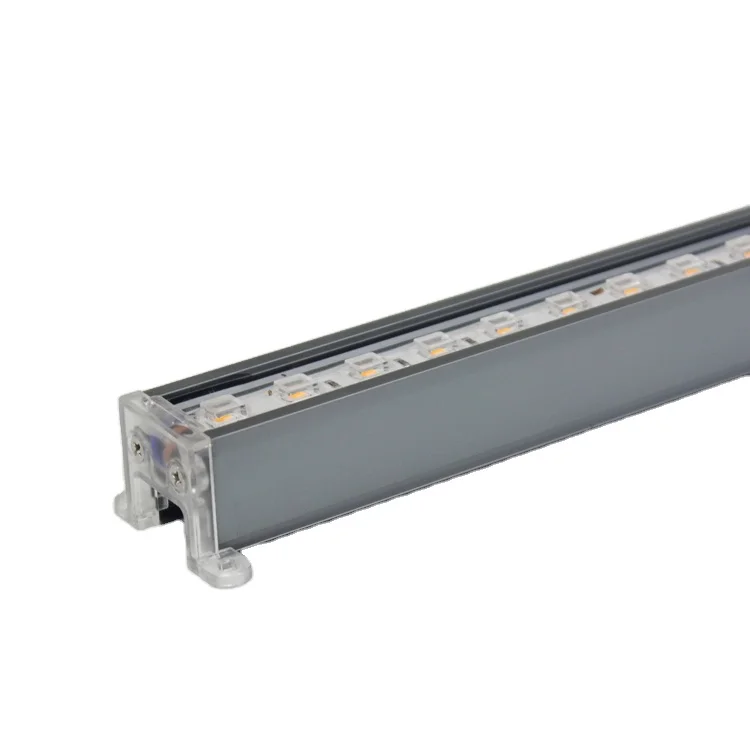 Facade Outline Building Illumination Decoration Acrylic LED Tube Lights Outdoor LED Linear Light Lighting and Circuitry Design