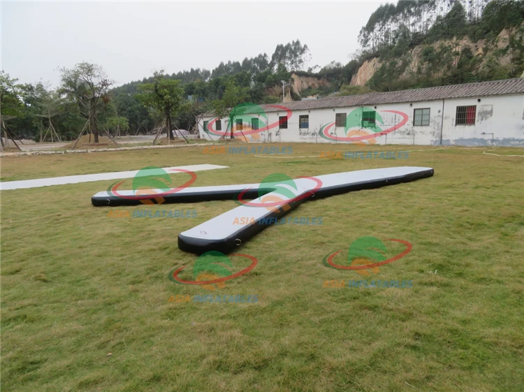 Drop stitch inflatable jetski boat dock Y pontoon platform inflatable water floating dock