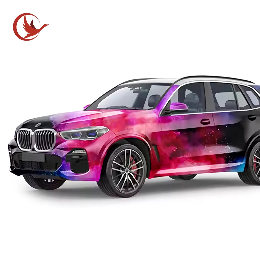 Самоклеящаяся виниловая упаковочная пленка для кузова автомобиля персонализированные наклейки градиентная