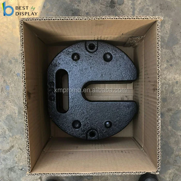 8kgs 10kgs 15kgs Iron Cast Tent Weight for Trade Show Gazebo Tent