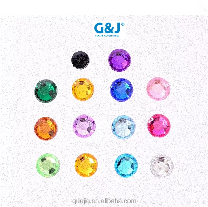 Not self-adhesion glue on acrylic  stones  rhinestones