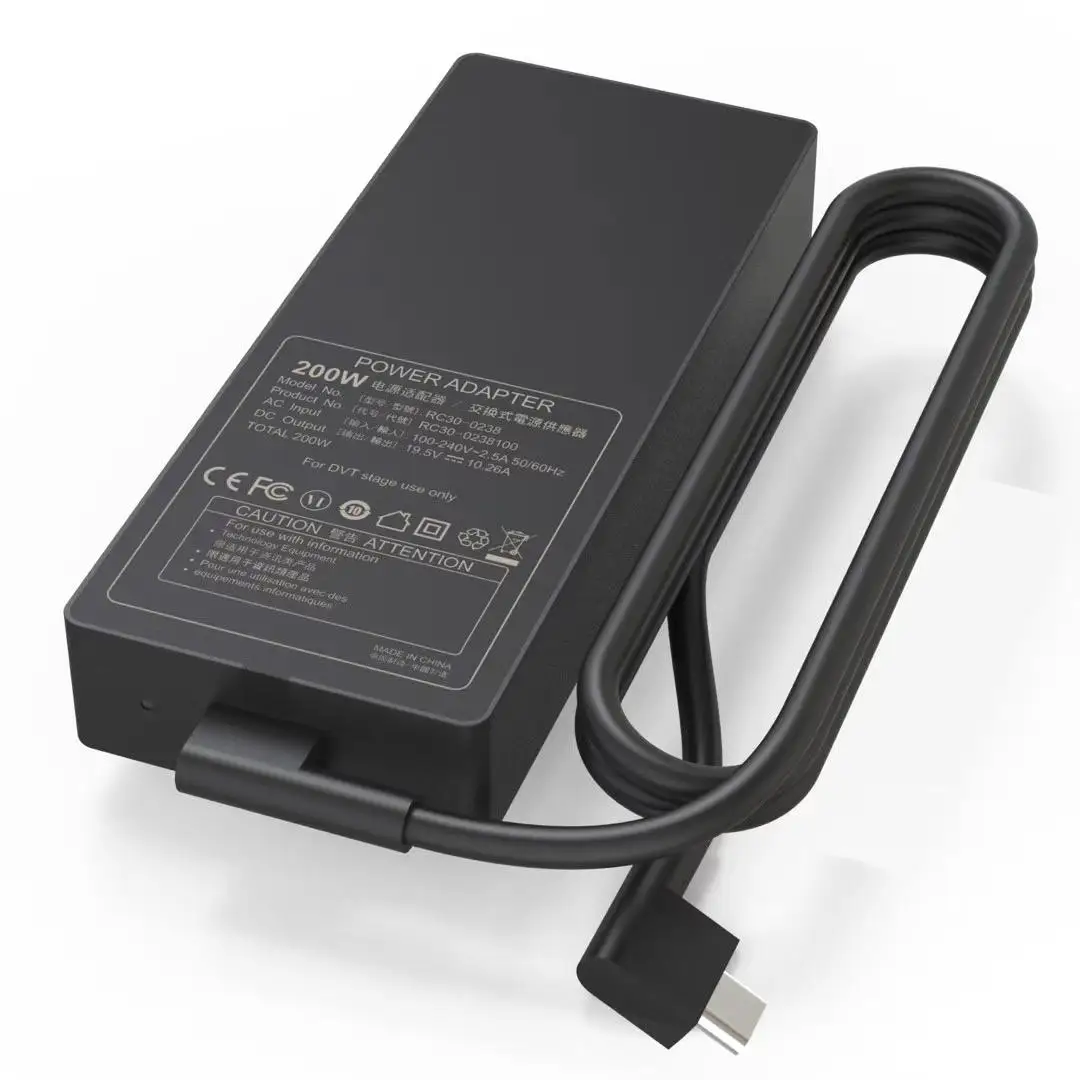 Game computer power adapter 200W 19.5V 10.26A power laptop charger adaptor for  Razer Blade 15 GTX1060