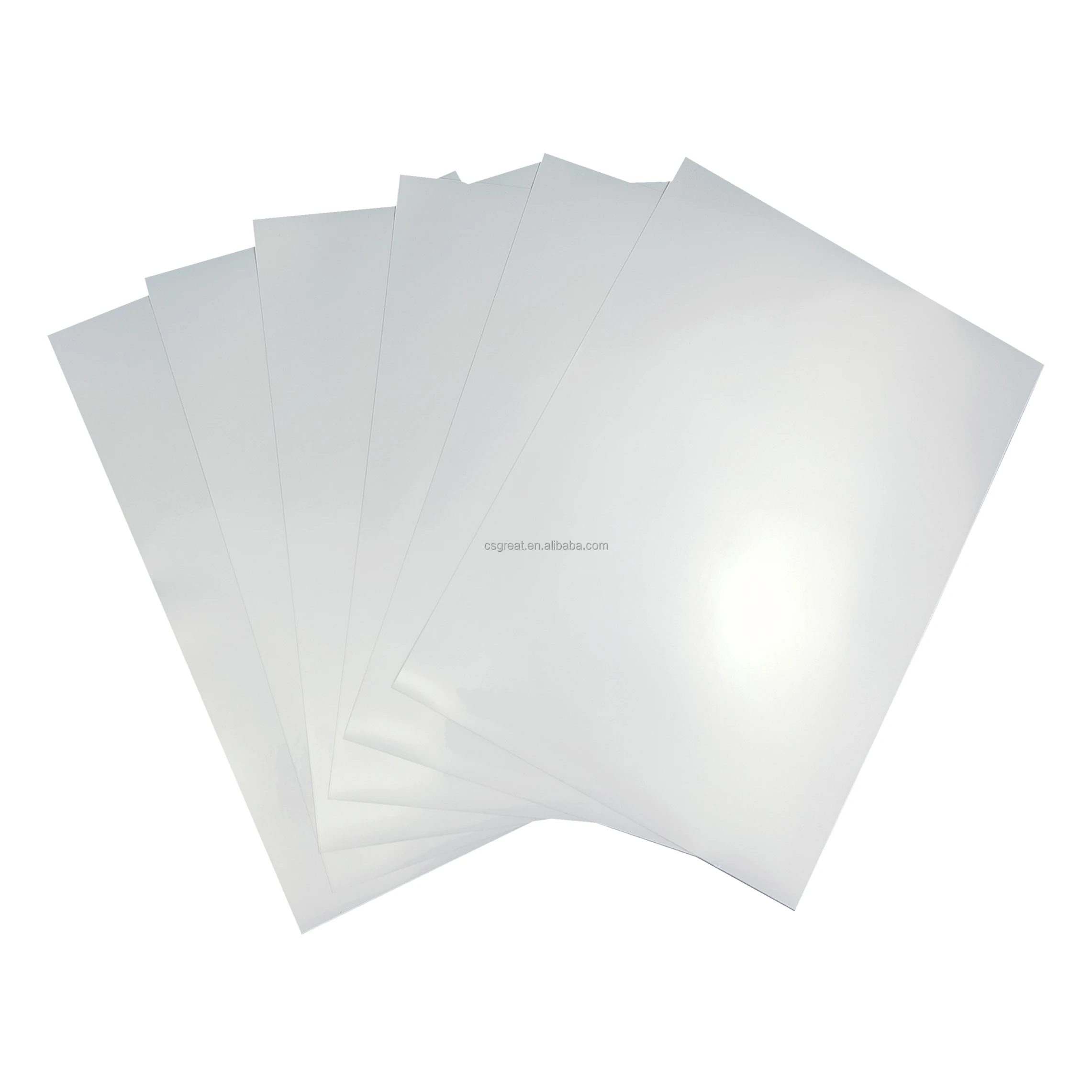 Plain White Waterproof Inkjet Self-adhesive Paper High Glossy A4 PP Printable Vinyl Tear Proof Premium Glue Sticker Paper