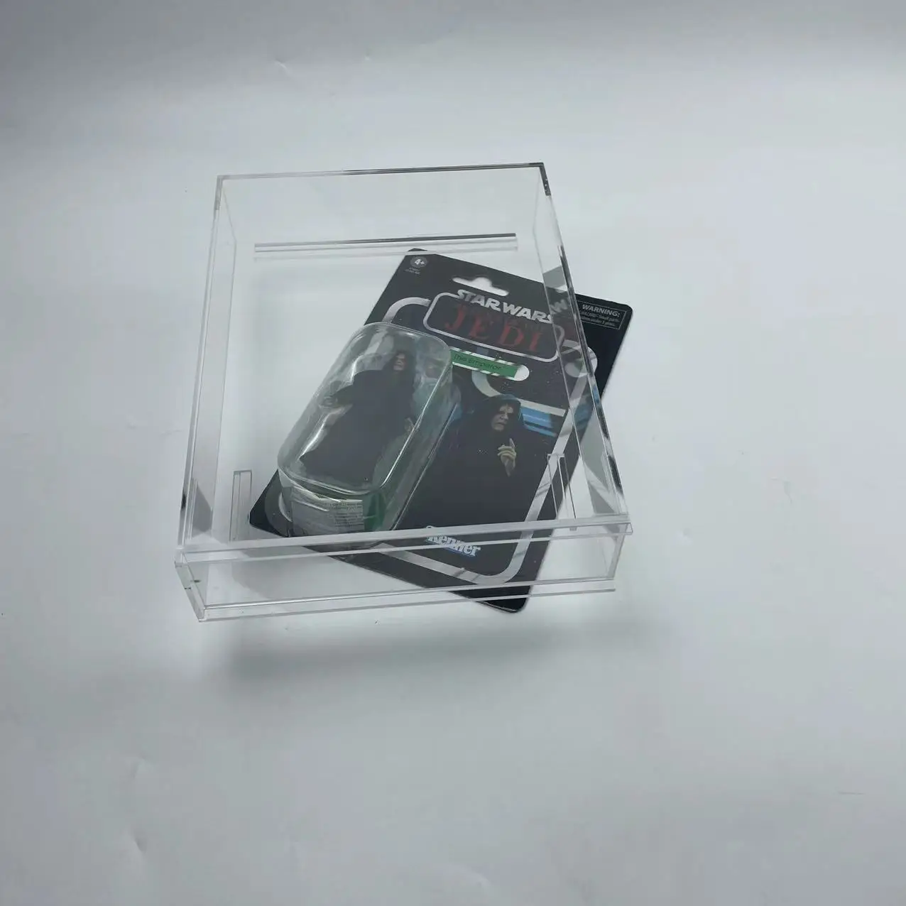 JIHONG Wholesale High Transparent Embedded Acrylic Display Box Protection Card Anime Acrylic Shell Size Customizable