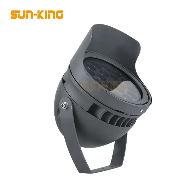 Aluminum 3000K IP65 Outdoor Colorful RGB LED Garden Tree Flood Light Landscape projection light 6W 9W 18W 36W