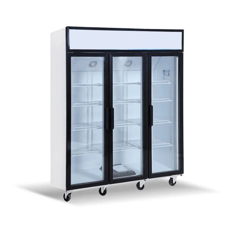 Convenience Store Bottle Can Fridge Soft Drink Beverage Cooler Upright Chiller Commercial Refrigerator