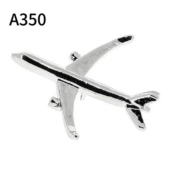 Suit T-shirt Collar Gifts Metal Butterfly Clutch 3D Mini Aviation Badges Aircraft Enamel Emblem Airplane Lapel Pins