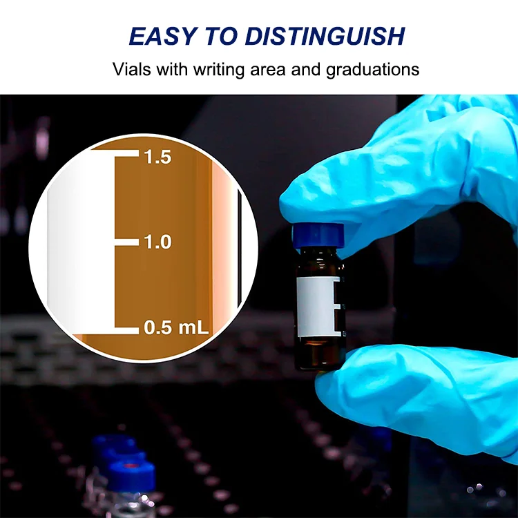 Лабораторные 2 мл флаконы для хроматографии IKEME автопробоотборник из боросиликатного стекла флакон 1 5