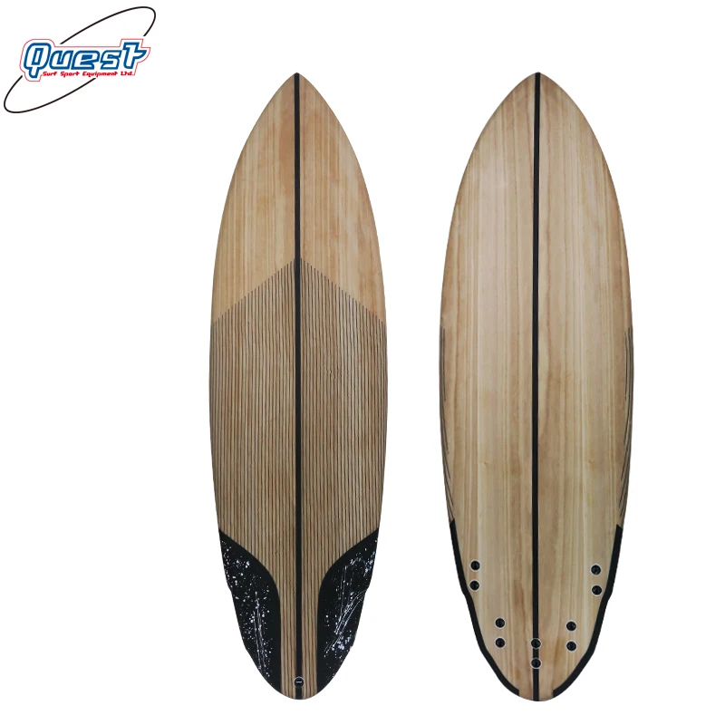 EPS Moulded Foam Wood Surfboard Short Board For Surfing Epoxy Board