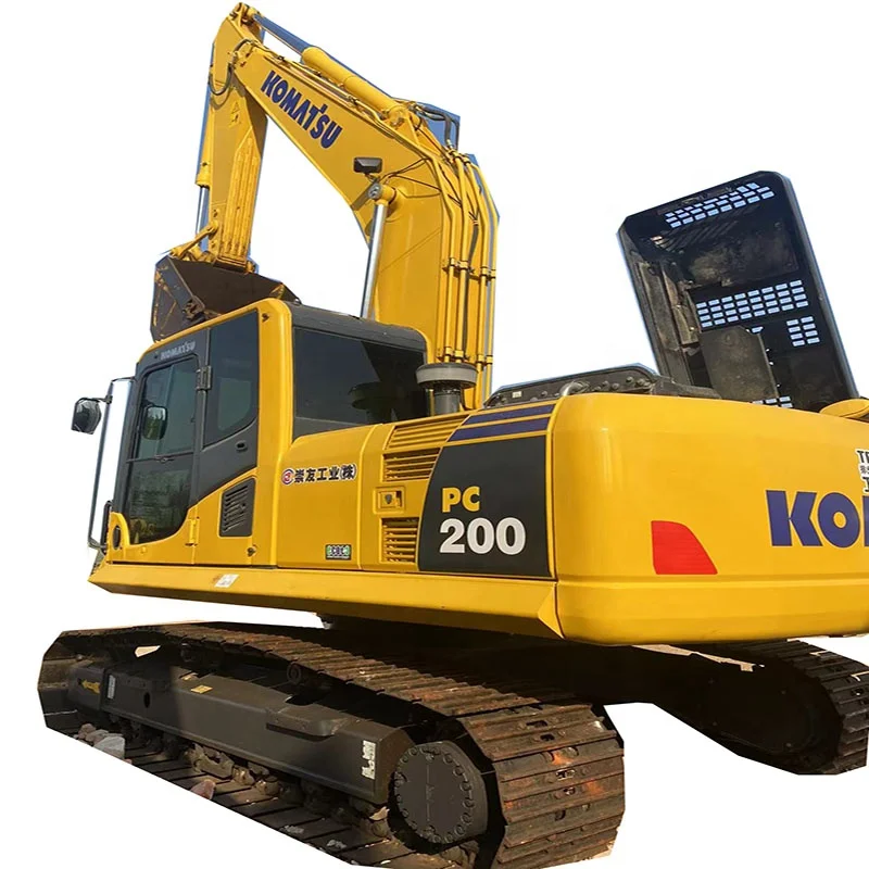 Средний экскаватор Komatsu 200-8 оригинальный импортированный из Японии двигатель