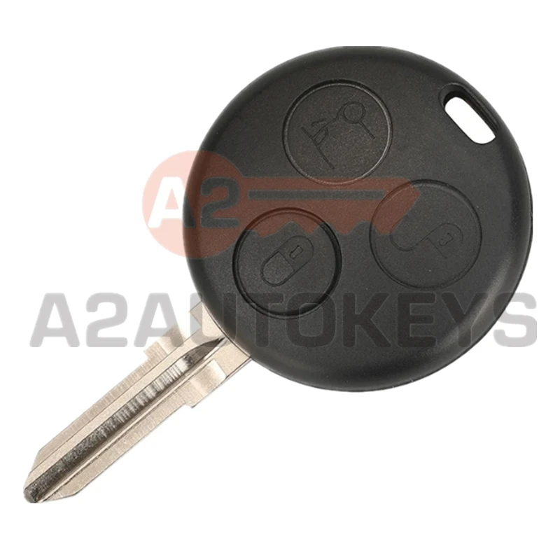 A2AUTOKEYS ASK 315 MHZ 3 Buttons Remote Car Key For Mercedes-Benz Smart Fortwo Passion Roadster City Coupe Crossblade Cabrio