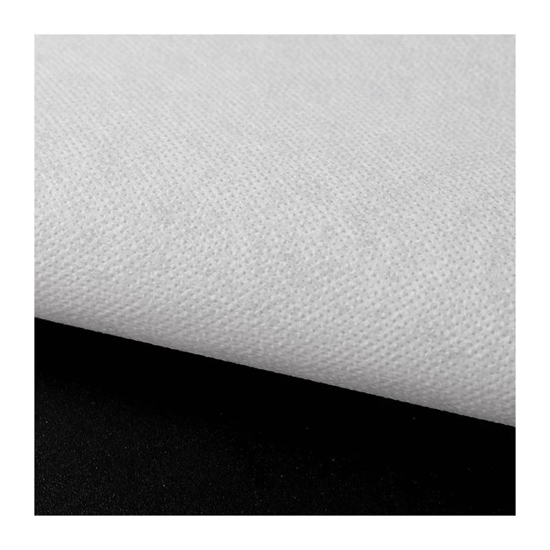 Interlining Supplier 100% Polyester 65g Black Fusible Interlining Fabric Nonwoven Interlining for Garments 100cm Width