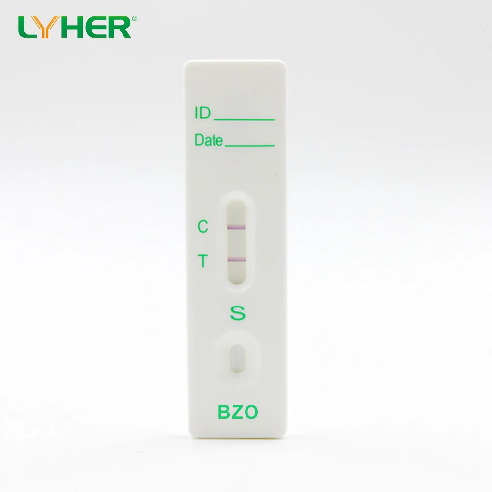 One Step Drug Abuse Benzodiazepine BZO Urine Drug Test Kit  ISO13485 CE