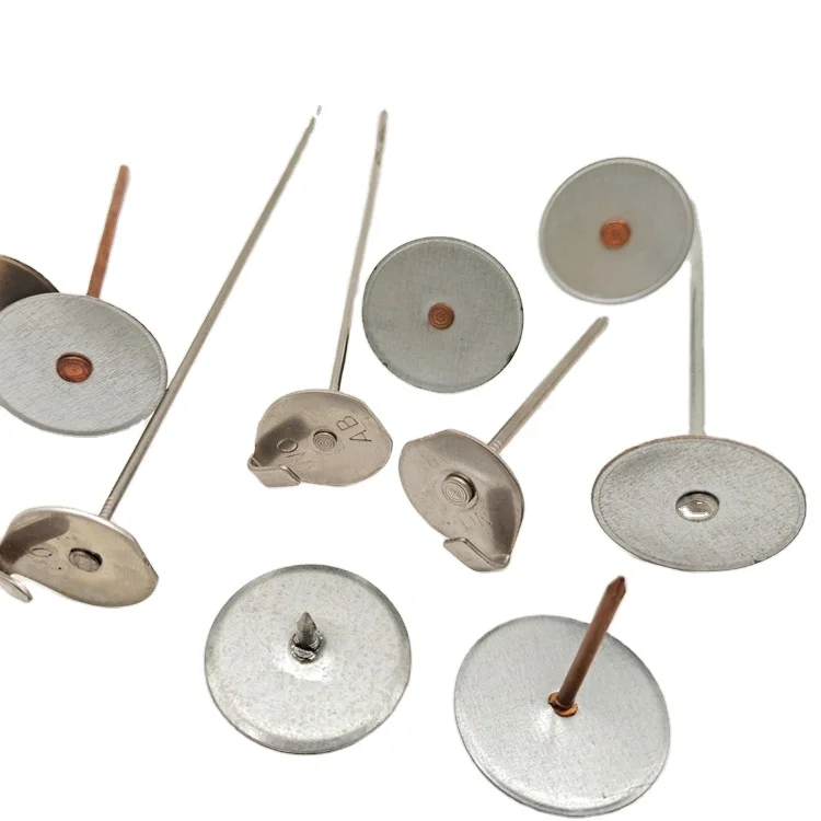 Thermal insulation Cup head Weld Pins For Glass Wool Fixing