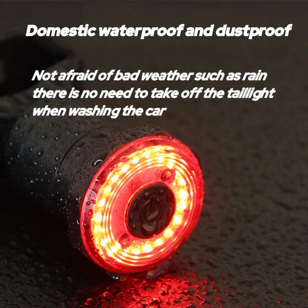 Bike Tail Light MTB Road Bike Night Cycling Rear Light Smart Brake Sensor Warning Light Waterproof Bicycle Accessories