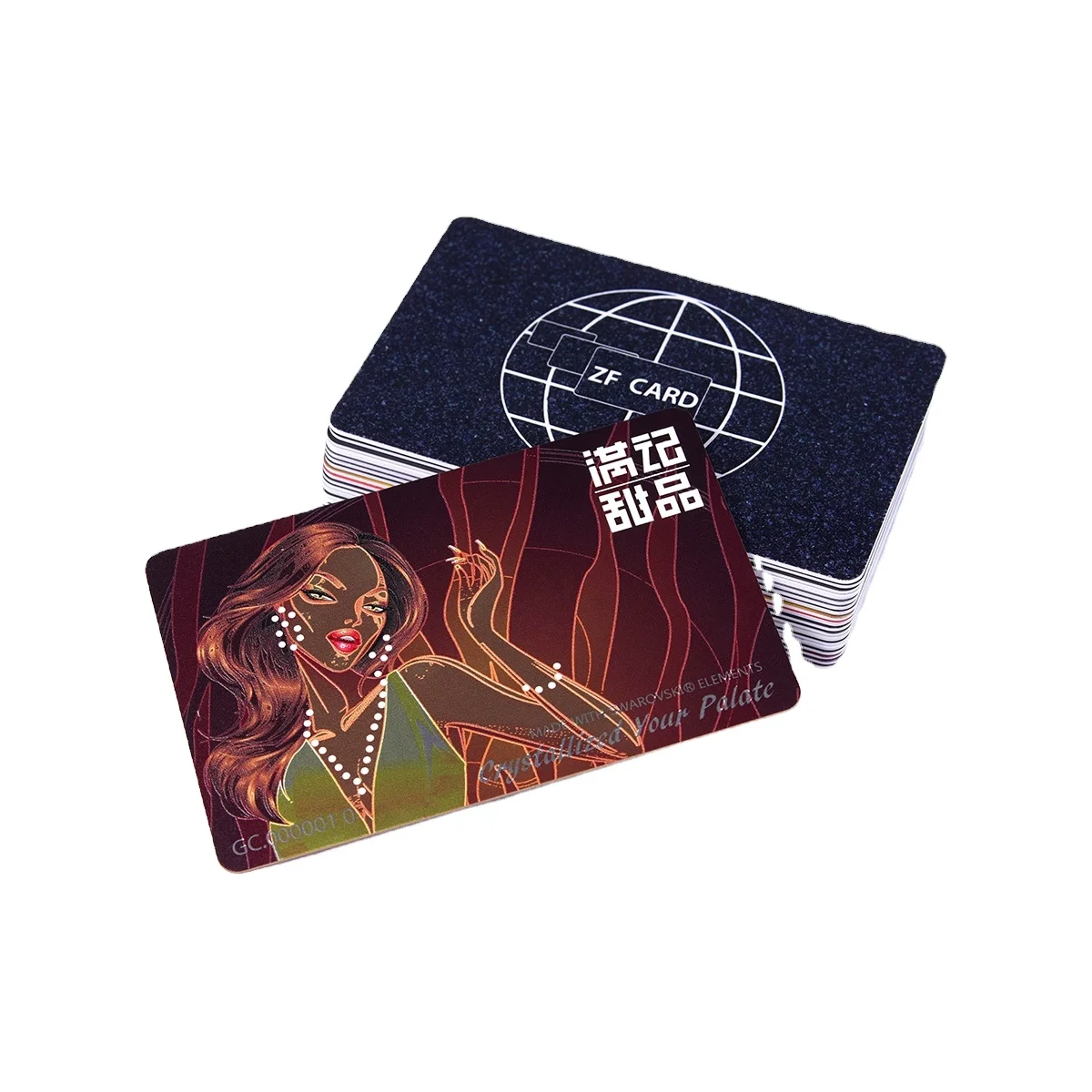 Пластиковая ПВХ карта 13 56 МГц Fudan 1k RFID для контроля доступа