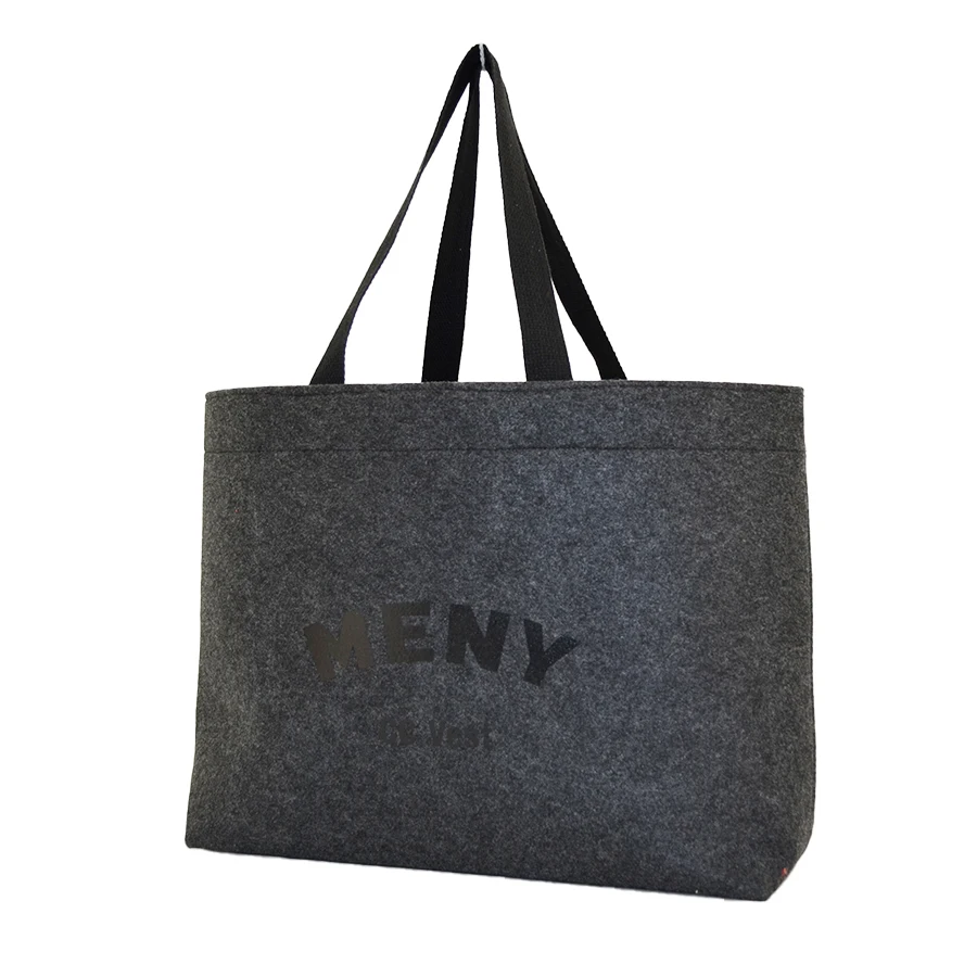 GRS certificated RPET felt big shopper Tote Bag Shopping Bag