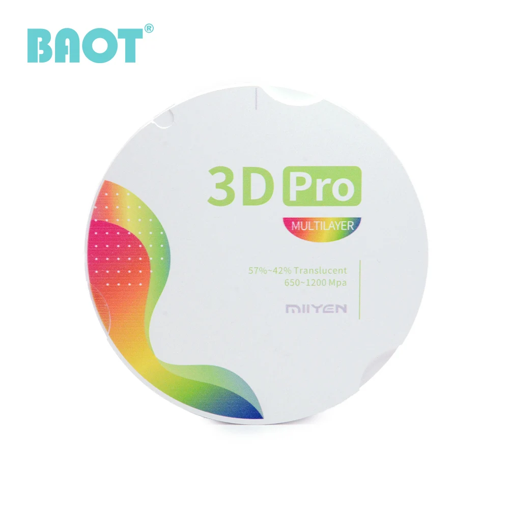 Open System 3D Pro ML 98*14 мм BL4 чистый стоматологический циркониевый блок