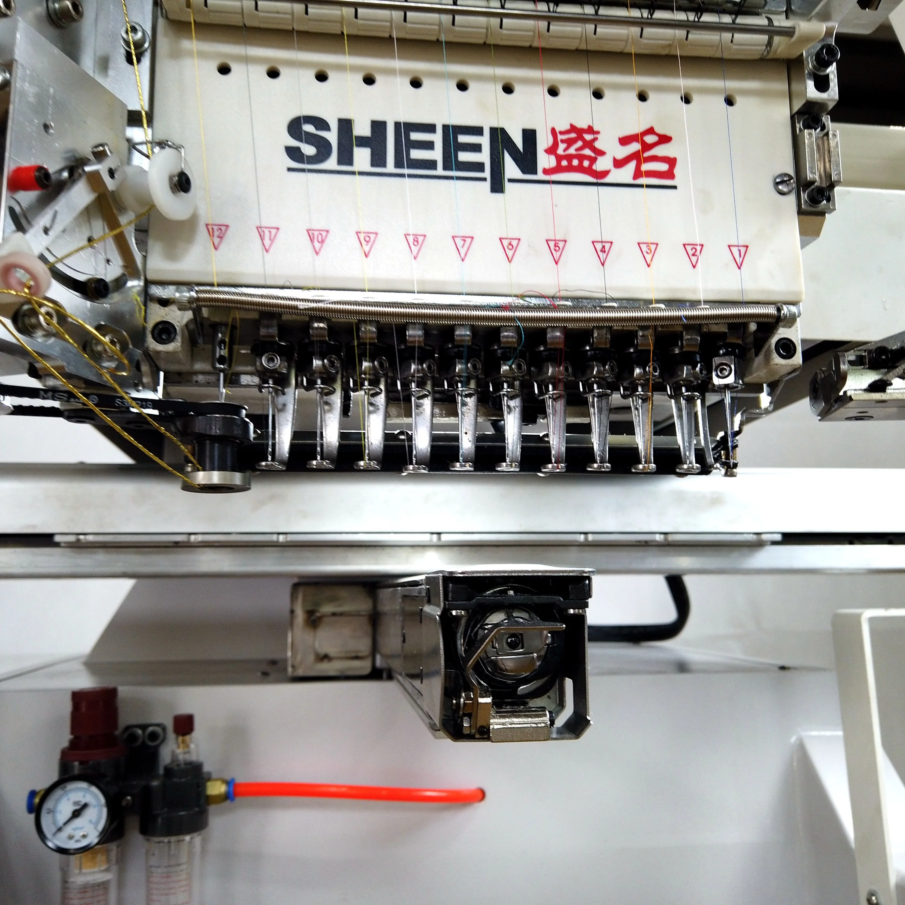 Single head embroidery machine tubular T-shirt hat