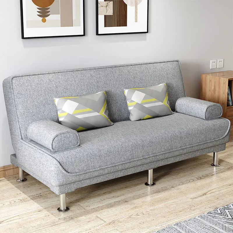 Flip Sofa and bed dual-purpose simple lazy tufted sofa apartment furniture fabric folding sofa siesta bed