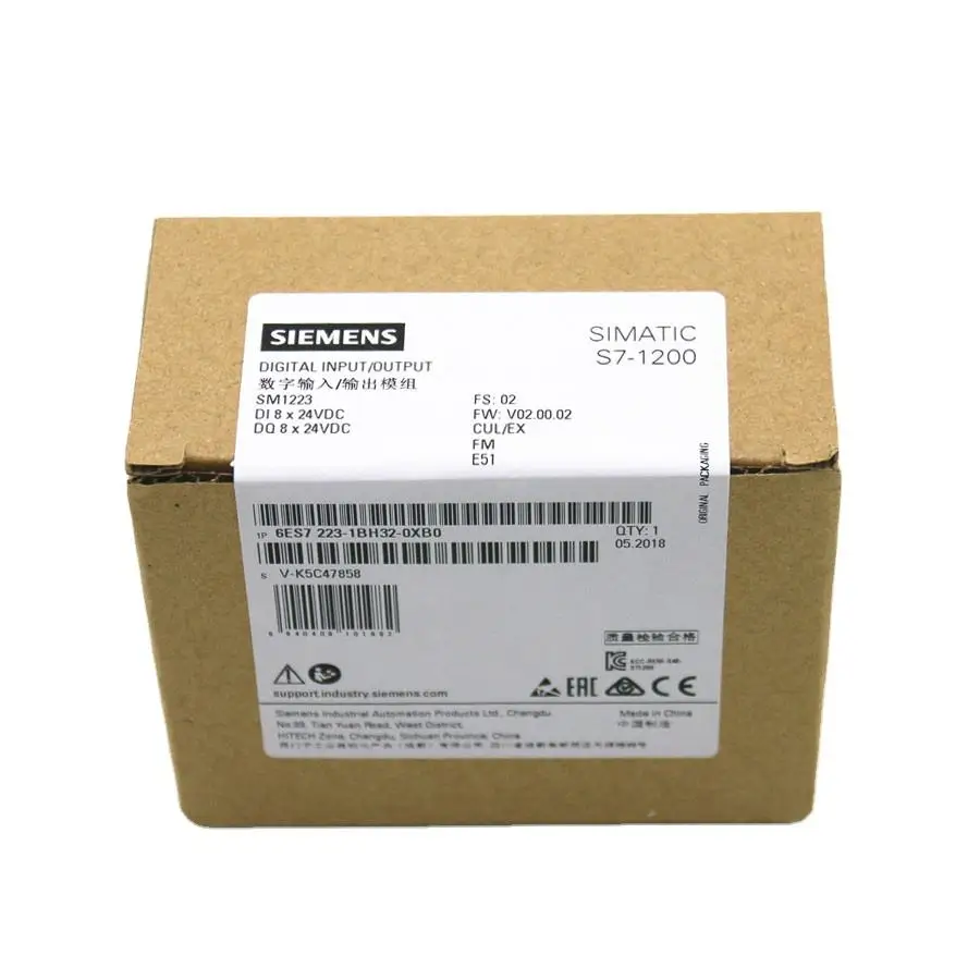 6ES7223-1BH32-0XB0 новый оригинальный ПЛК-модуль 6ES72231BH320XB0