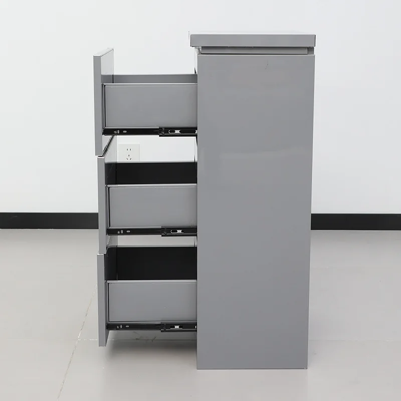 Barber store tool cabinet hair salon special trolley cabinet with drawer storage cabinet