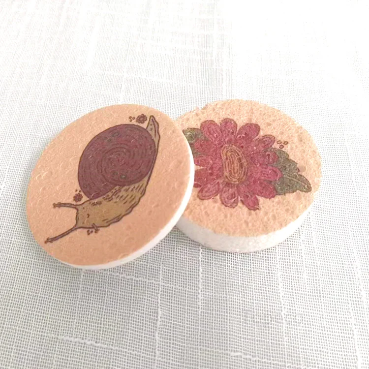 Спрессованный скребок для посуды Topeco многоразовая очистка фруктов овощей целлюлозных тарелок кухонные губки из целлюлозы