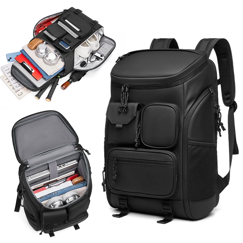 New Trend 16.5inch Waterproof Polyester Backpack With GPS Location Large-Capacity Laptop Backpack For Business Man