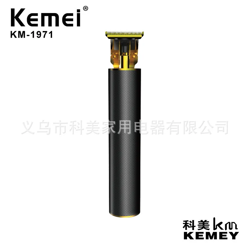
Kemei машинка для стрижки волос KM-1971 полый L-фигурные лезвия, простой дизайн, металлический корпус, USB аккумуляторная машинка для стрижки волос 
