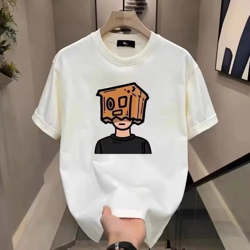Premium Hip Hop Fashion 230gsm Cotton Downshoulder Tshirt Wholesale Mens O-Neck Blank Oversized T Shirts