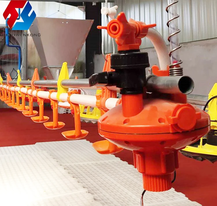 New design automatic poultry broiler drinking system and poultry pan feeder for chicken automatic feeding system for broiler