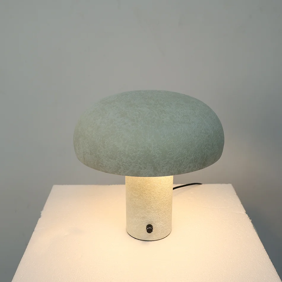 Wholesale Designer Nordic Plastic Home Hotel Bedroom Decorative Bedside Luxury Modern Led Mushroom Table Lamp For Reading Room