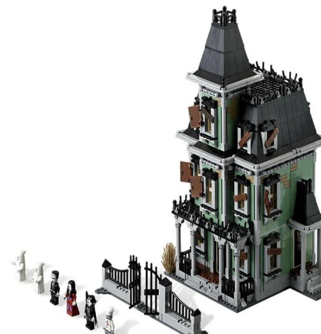 X19055 (80011) Creative Architecture Series Monster Warrior Ghost House DIY Assembly Model Building Toy
