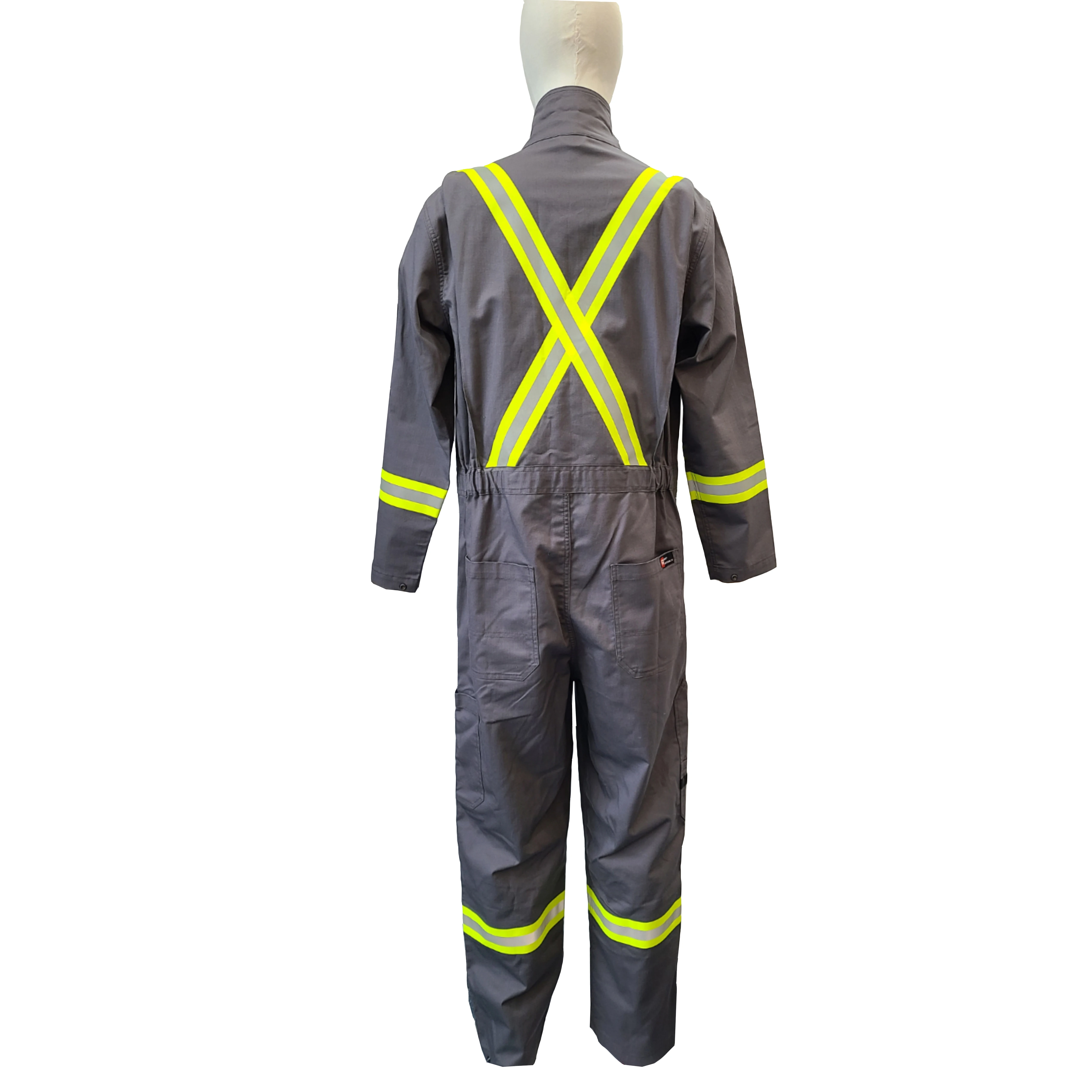 88%Cotton12%Nylon Flame Retardant Coverall with Reflective Tape Fire Resistant Coverall Mining Clothing