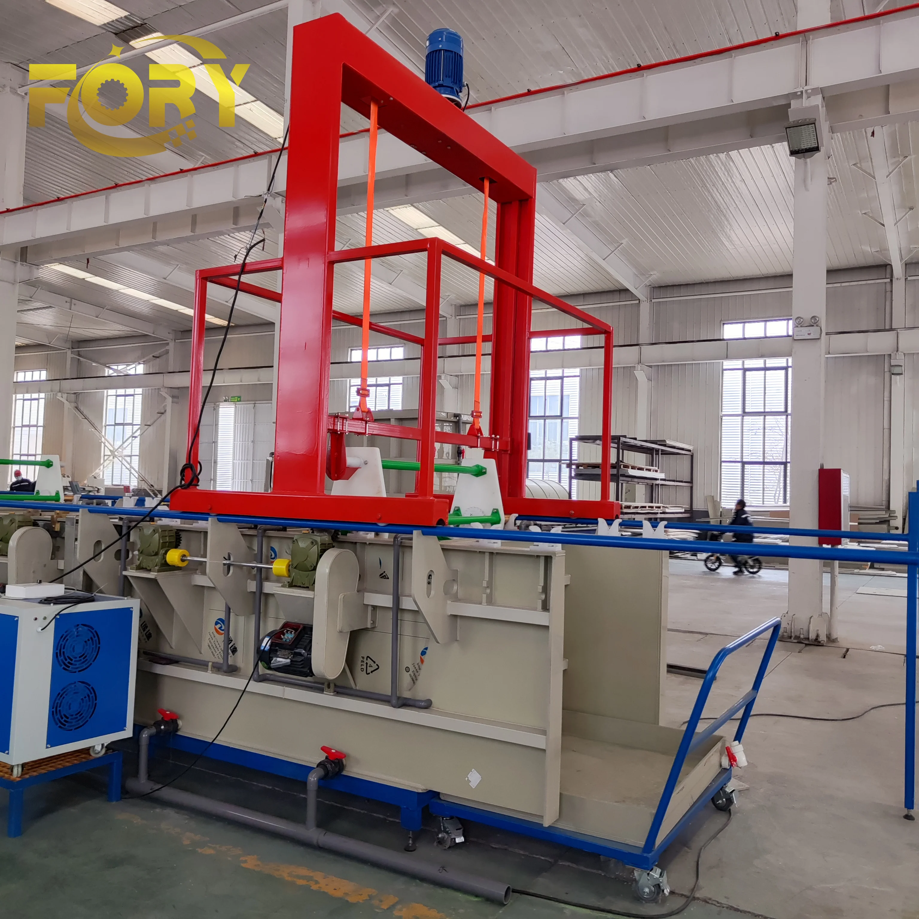 Linyi Fory galvanized machine  nickel electroplating tank chrome plating kit