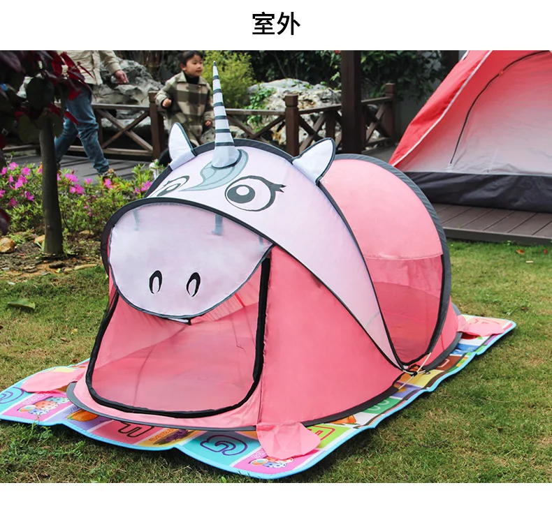 Cute Animals Shape Unicorn Panda Dinosaur Pop Up Play Tent Kids Play Tent For Kids Indoor Play