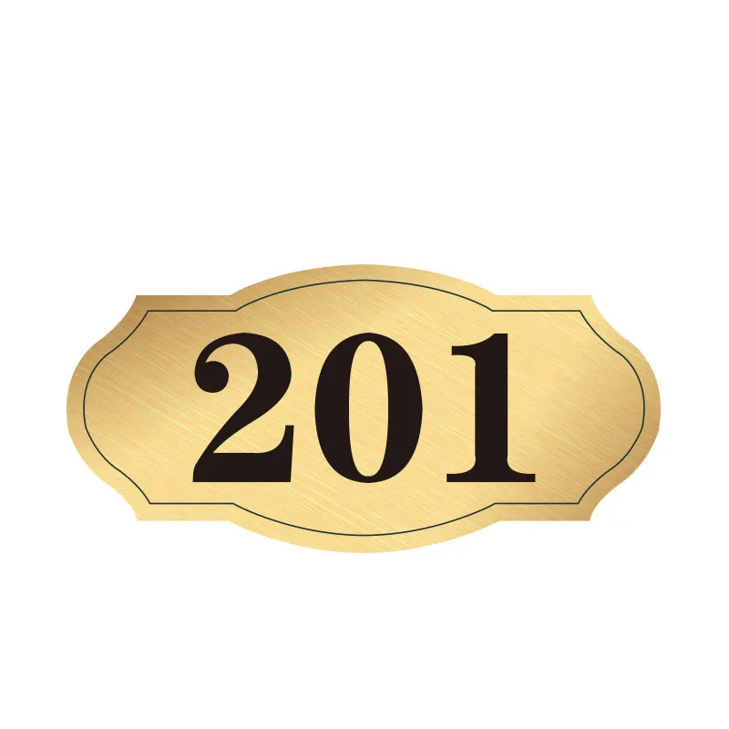 Customize engraving house number sign board plastic abs double color sheet used for
