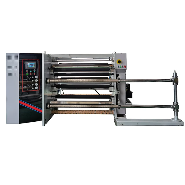 Siemens PLC and Servo Motor Control High Speed Plastic Film Slitting and Rewinding Machine