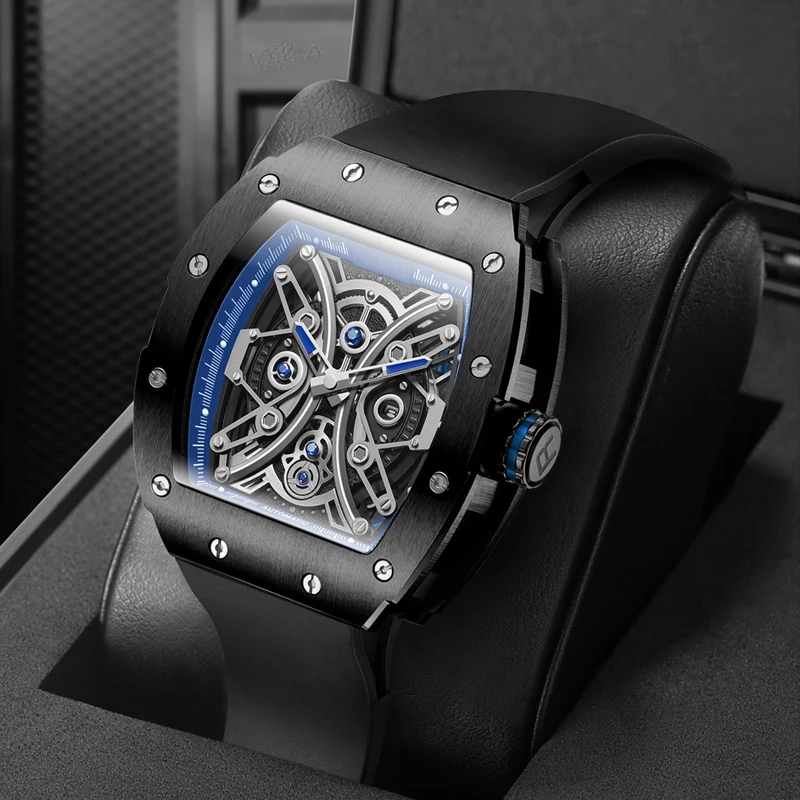 
Wholesale Mechanical Watch Montre Richard Mille Diamond Factory Price Richard Mille Custom Wrist Watch For Men 