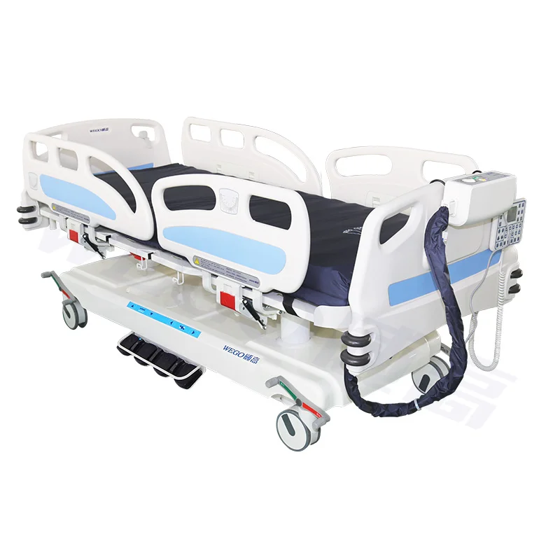 WEGO medical supplies 5 function linak electric hospital bed ICU bed factory with CE ISO
