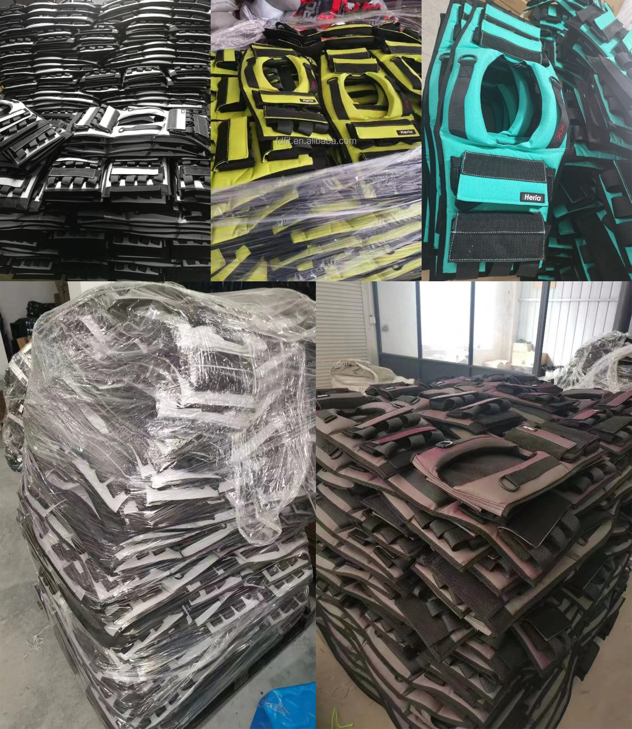 Grey Weight Vest Plate Wholesale Custom Adjustable Fitness Weighted Vest for men training 10kg 12kg 16kg 20kg 30kg