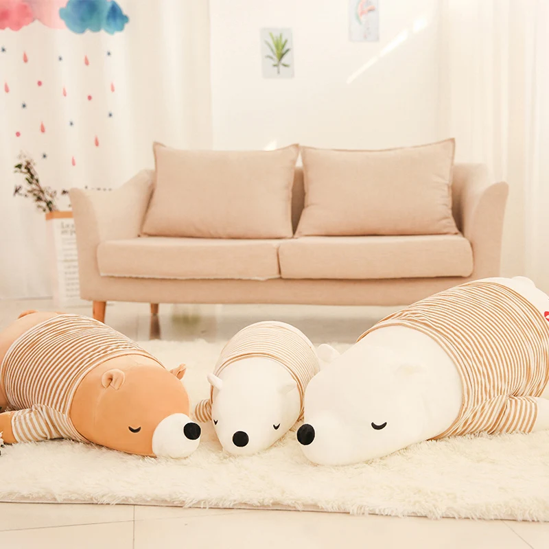 New Cute Lovely Soft Sloth Filling Bear Pillow Realistic Kids Stuffed Animals In Bulk