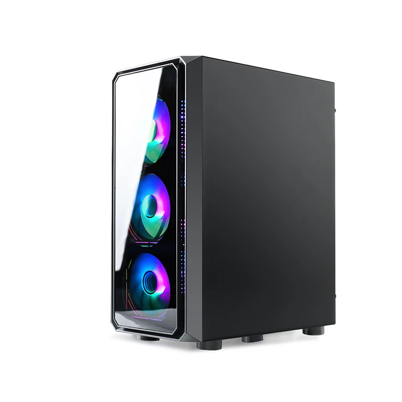 Choiyan High Quality Micro ATX Case PC Gaming Computer Case Desktop Acrylic Panel Cabinet PC Mini ITX Case