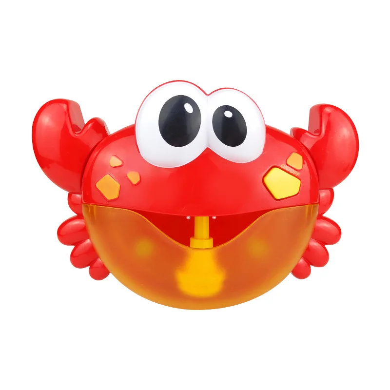 Funny Baby Bath Bubble Machine Cute Bubble Crab Bath Toy With Music Automatic Soap Maker Baby Bath Foam