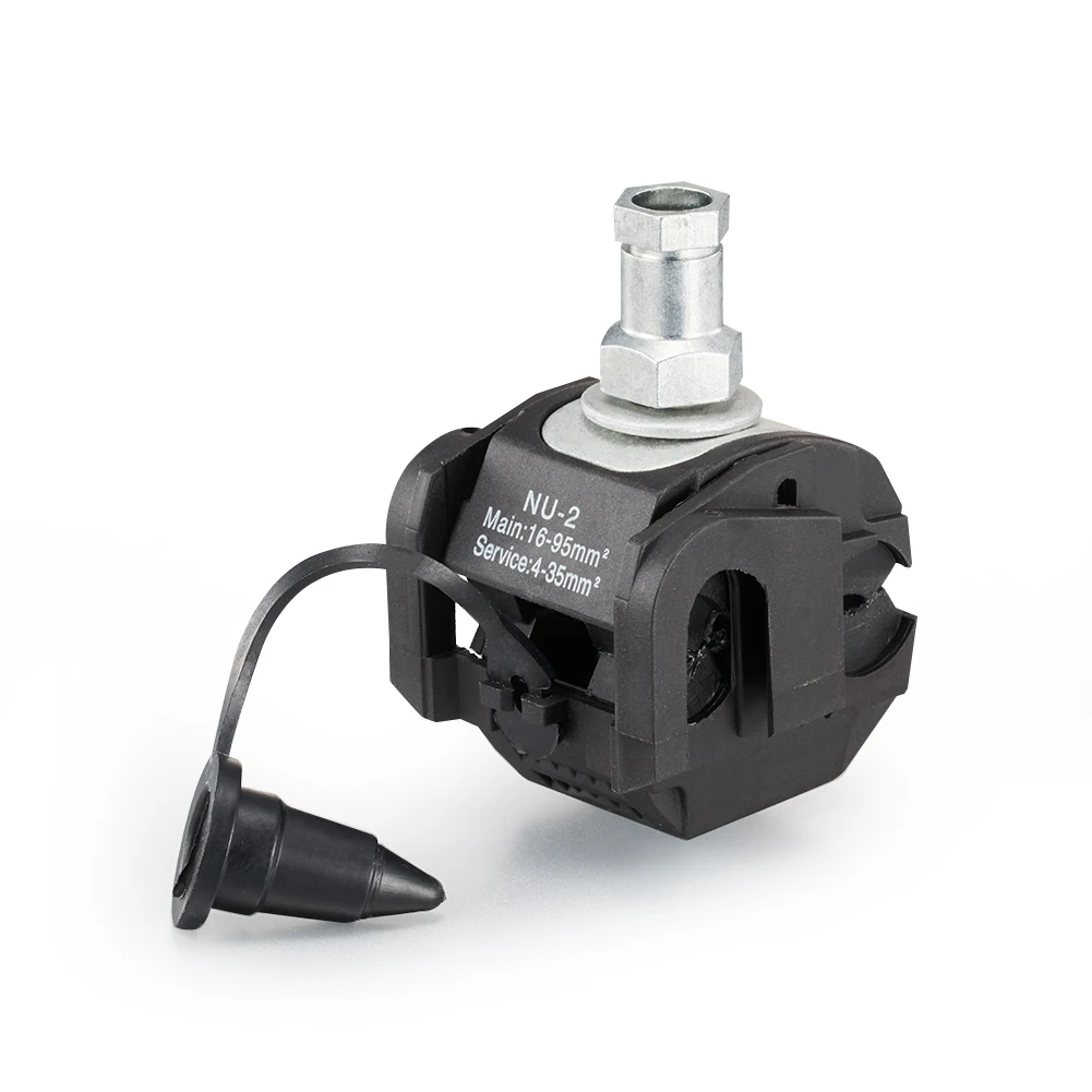 Fireproof NU Electric Cu-Al insulation piercing connector IPC cable fitting NU-2