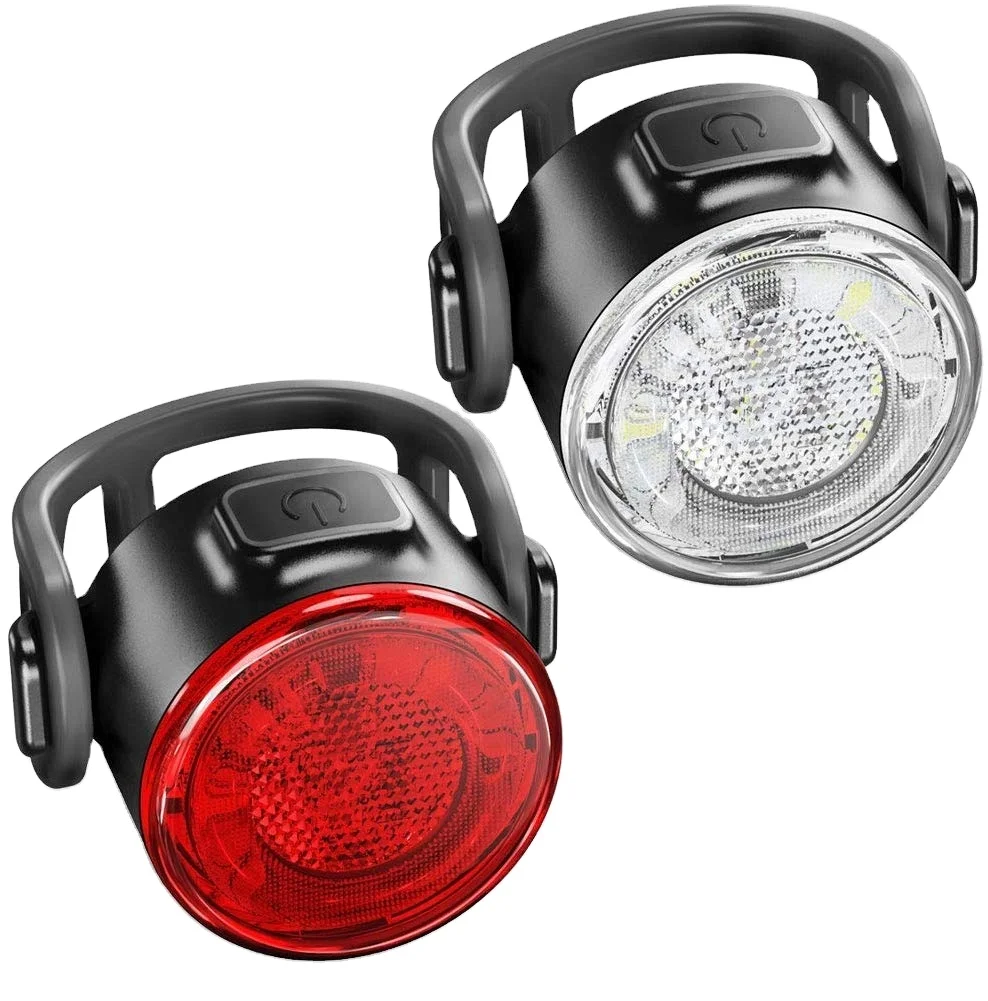 USB перезаряжаемые велосипед свет комплект фара комбинации светодиодный свет для велосипеда