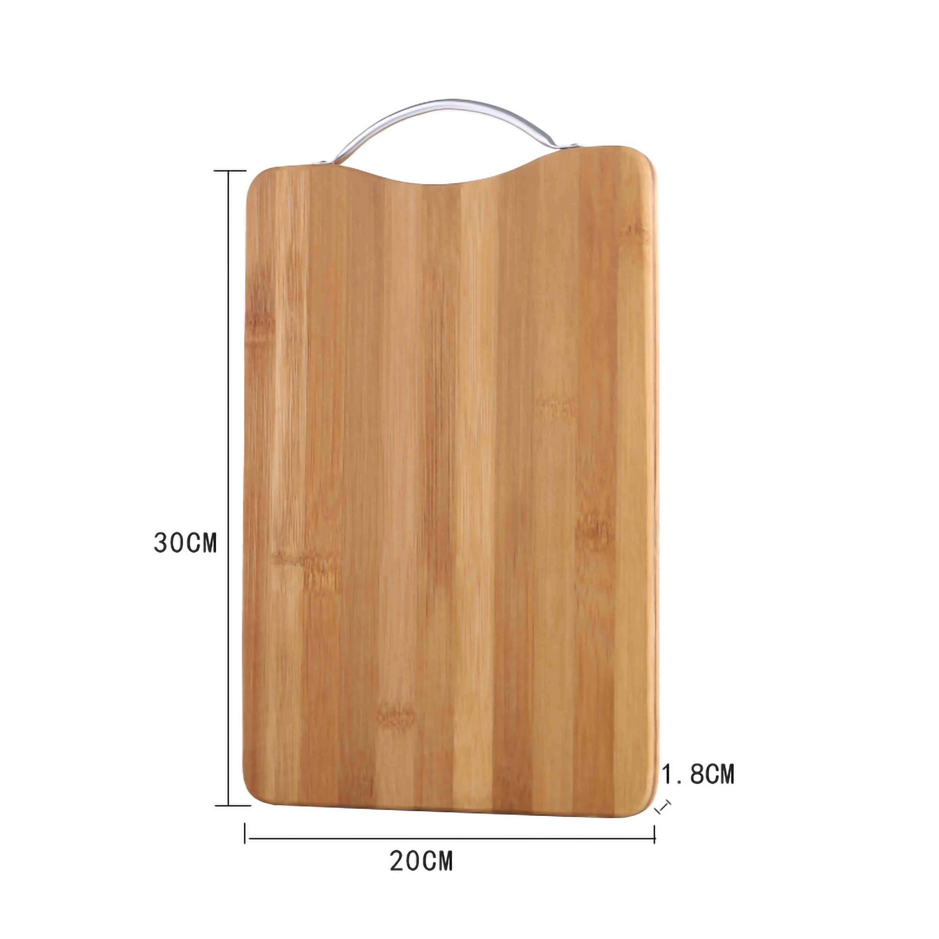 Kitchen Bamboo Beechg Wooden Ironwood Cutting Board Chopping Block with Stainless Steel Tray