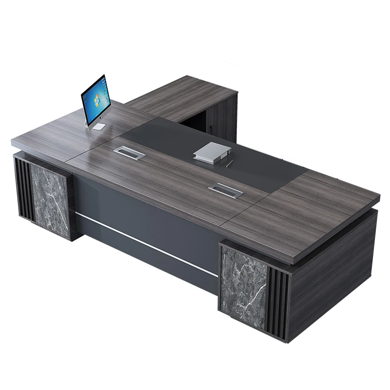 One-stop shopping office furniture new board simple assembly desk boss desk independent space computer desk