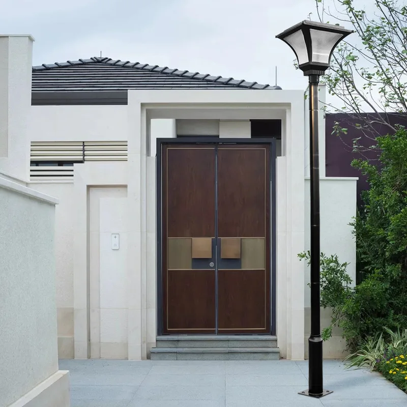 galvanized 2m 3m split type antique folding design single arm street lighting light poles and lamp posts price in pakistan